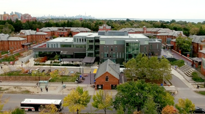 Arial view of Humber College 